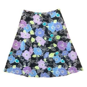 Chadwicks floral print skirt SIZE 8